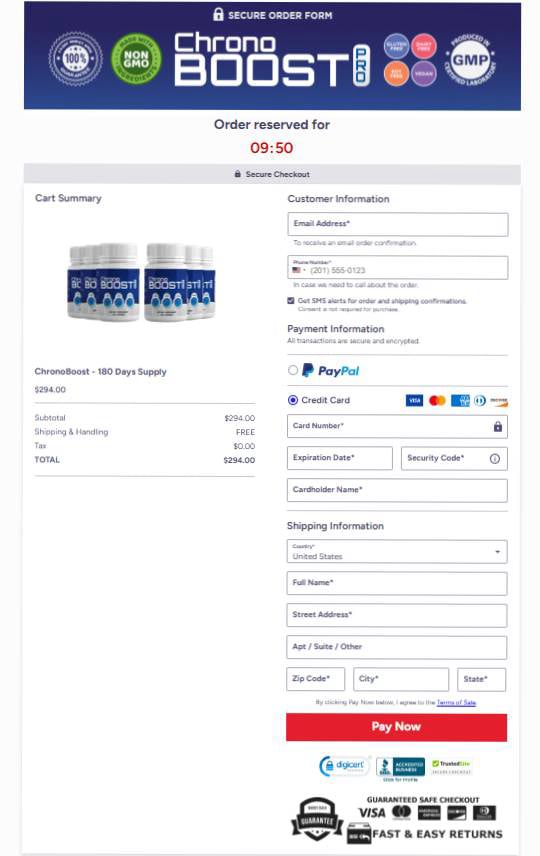 ChronoBoost Pro Discount Price